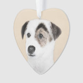 Parson Jack Russell Terrier 絵画's - Dog Art オーナメント (正面)