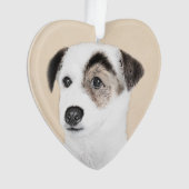 Parson Jack Russell Terrier 絵画's - Dog Art オーナメント (正面)