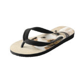 Parson Jack Russell Terrier 絵画's - Dog Art キッズビーチサンダル (アングル)