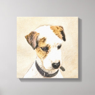 Parson Jack Russell Terrier 絵画's - Dog Art キャンバスプリント