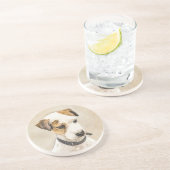 Parson Jack Russell Terrier 絵画's - Dog Art コースター (側面)
