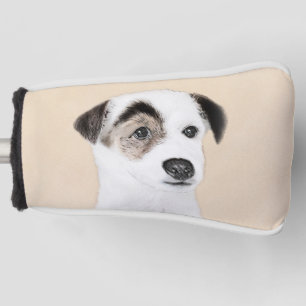 Parson Jack Russell Terrier 絵画's - Dog Art ゴルフヘッドカバー
