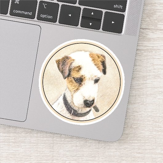 Parson Jack Russell Terrier 絵画's - Dog Art シール (詳細)