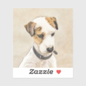 Parson Jack Russell Terrier 絵画's - Dog Art シール (シート)