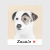 Parson Jack Russell Terrier 絵画's - Dog Art シール (シート)