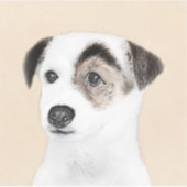 Parson Jack Russell Terrier 絵画's - Dog Art シール (正面)