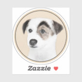 Parson Jack Russell Terrier 絵画's - Dog Art シール (シート)