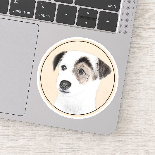 Parson Jack Russell Terrier 絵画's - Dog Art シール (詳細)
