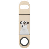 Parson Jack Russell Terrier 絵画's - Dog Art スピード栓抜き (正面)