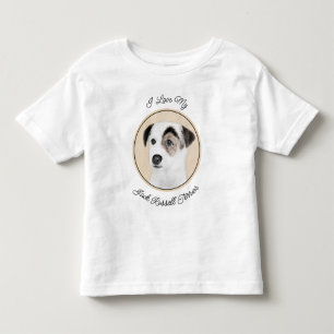 Parson Jack Russell Terrier 絵画's - Dog Art トドラーTシャツ