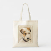 Parson Jack Russell Terrier 絵画's - Dog Art トートバッグ (裏面)