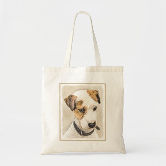 Parson Jack Russell Terrier 絵画's - Dog Art トートバッグ (正面)