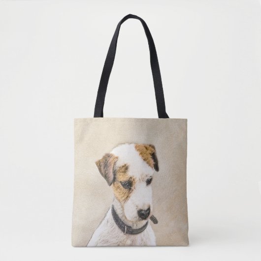 Parson Jack Russell Terrier 絵画's - Dog Art トートバッグ (正面)