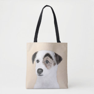 Parson Jack Russell Terrier 絵画's - Dog Art トートバッグ