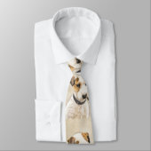 Parson Jack Russell Terrier 絵画's - Dog Art ネクタイ (タイ)