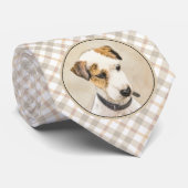 Parson Jack Russell Terrier 絵画's - Dog Art ネクタイ (ロール)