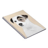 Parson Jack Russell Terrier 絵画's - Dog Art ノートブック (右側)