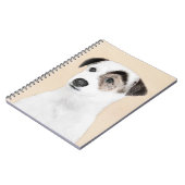 Parson Jack Russell Terrier 絵画's - Dog Art ノートブック (左側)
