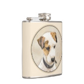 Parson Jack Russell Terrier 絵画's - Dog Art フラスク (右)