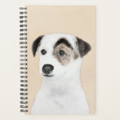Parson Jack Russell Terrier 絵画's - Dog Art プランナー手帳 (正面)