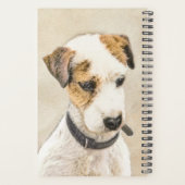 Parson Jack Russell Terrier 絵画's - Dog Art プランナー手帳 (裏面)