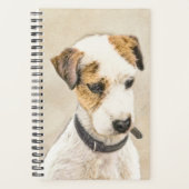 Parson Jack Russell Terrier 絵画's - Dog Art プランナー手帳 (正面)