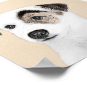 Parson Jack Russell Terrier 絵画's - Dog Art ポスター (角)