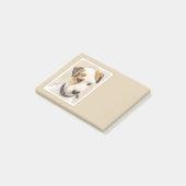 Parson Jack Russell Terrier 絵画's - Dog Art ポストイット (アングル)