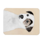 Parson Jack Russell Terrier 絵画's - Dog Art マグネット (横)