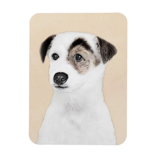 Parson Jack Russell Terrier 絵画's - Dog Art マグネット (縦)