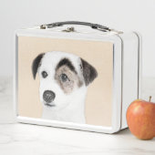 Parson Jack Russell Terrier 絵画's - Dog Art メタルランチボックス (インサイチュ)