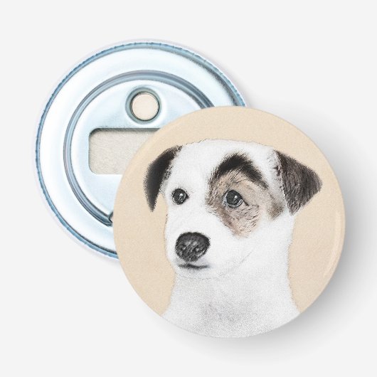 Parson Jack Russell Terrier 絵画's - Dog Art 栓抜き (正面)