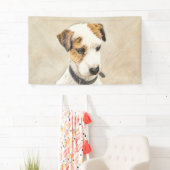 Parson Jack Russell Terrier 絵画's - Dog Art 横断幕 (インサイチュ)