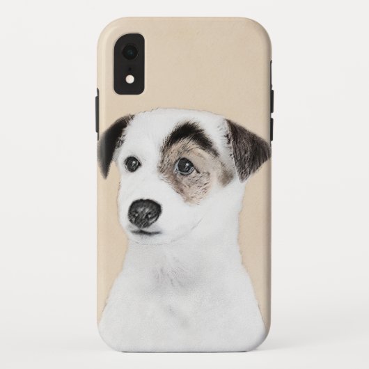 Parson Jack Russell Terrier 絵画's - Dog Art Case-Mate iPhoneケース (裏面)