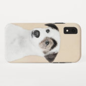 Parson Jack Russell Terrier 絵画's - Dog Art Case-Mate iPhoneケース (裏面(横))