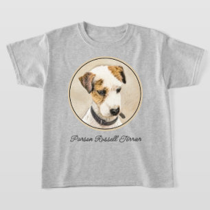 Parson Jack Russell Terrier 絵画's - Dog Art Tシャツ