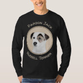 Parson Jack Russell Terrier 絵画's - Dog Art Tシャツ (正面)