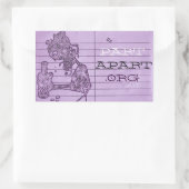 Part Apartシール 長方形シール (バッグ)