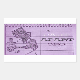 Part Apartシール 長方形シール