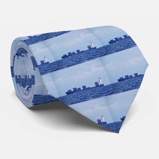 Part Loaded Container Ship ネクタイ (ロール)