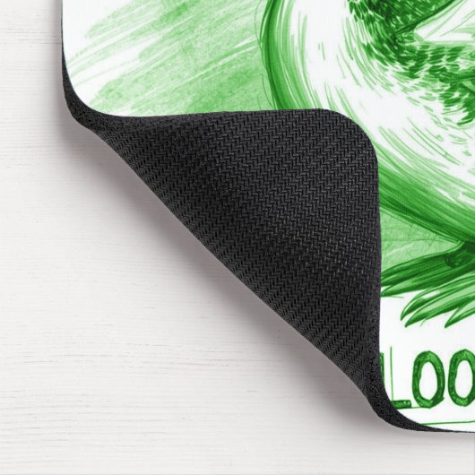 Part Loon Part Coon  Hybrid Creature マウスパッド (コーナー)