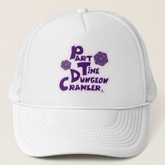 Part Time Dungeon Crawler RPG Gamer Fun キャップ (正面)