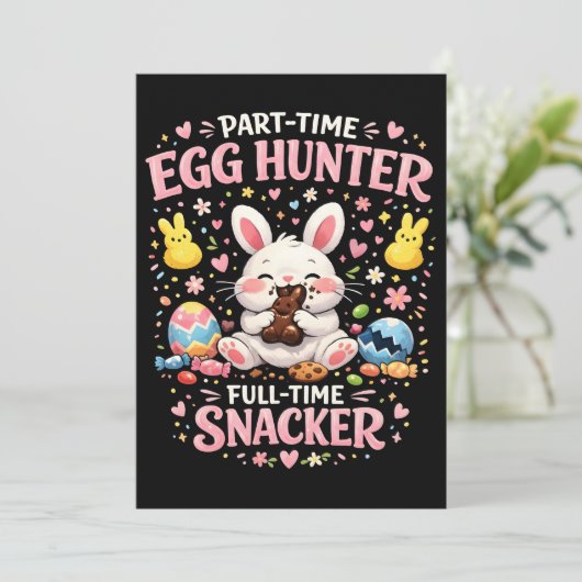 Part‑Time Egg Hunter, Full‑Time Snacker Easter シーズンカード (スタンド正面)