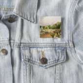 Parterre、リーズのパブの近くのHarewoodの家。 T 缶バッジ (インサイチュ)