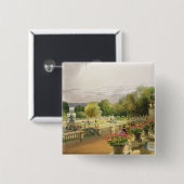 Parterre、リーズのパブの近くのHarewoodの家。 T 缶バッジ (正面&裏面)