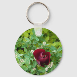 parterre de fleurs au printemps キーホルダー