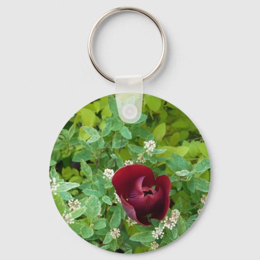 parterre de fleurs au printemps キーホルダー (正面)