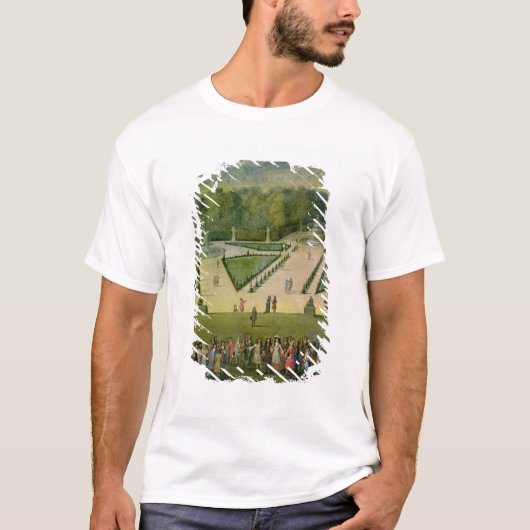 Parterre du Nordによるルイ14世の遊歩道 Tシャツ (正面)