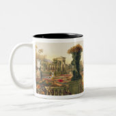 Parterre、Trenthamホールは、パブ庭いじりをします。 Thoma著 ツートーンマグカップ (左)