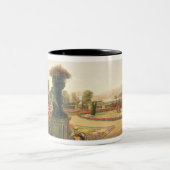 Parterre、Trenthamホールは、パブ庭いじりをします。 Thoma著 ツートーンマグカップ (中央)